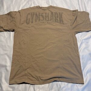 Gymshark Lifting Club T-Shirt Men’s Medium Beige Tan Athletic Gym Tee